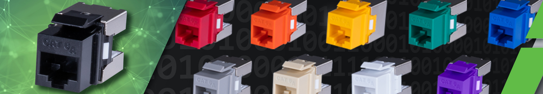 VGS6™ (CAT6) & VGS6A™ (CAT6A) RJ45 Keystone Jacks