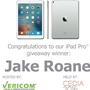 Jake Roane - CEDIA 2016 iPad Pro™ Giveaway Winner