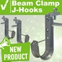 New Product: Beam Clamp J-Hooks