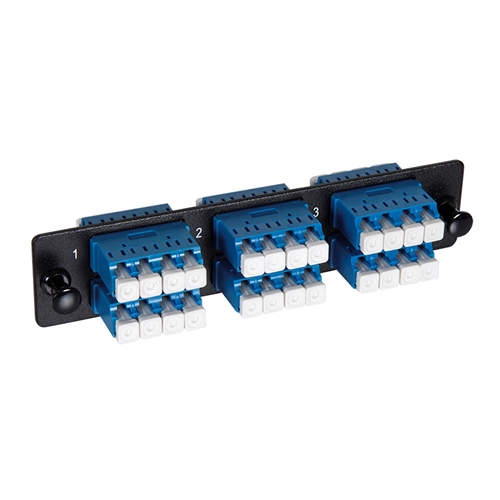 LC-UPC Singlemode Quad Fiber Adapter Panel