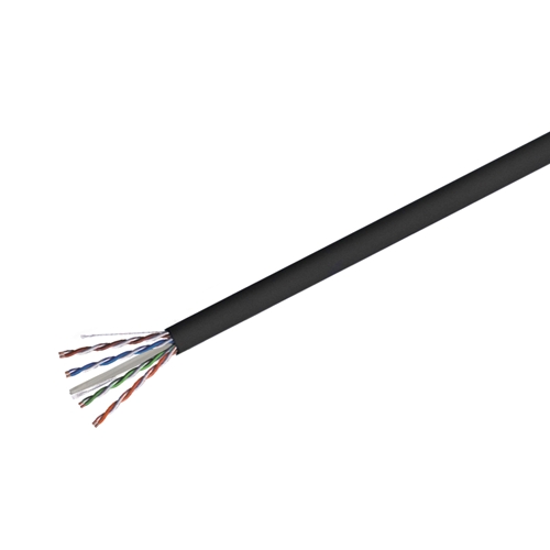 CAT 6 U/UTP Direct Burial Gel-Filled CMX Cable, 1000 FT Wooden Spool