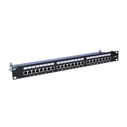 CAT6 Shielded 24-Port Patch Panel