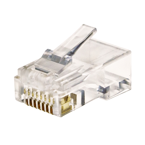 CAT6 RJ45 Clear Connectors - Bag of 50