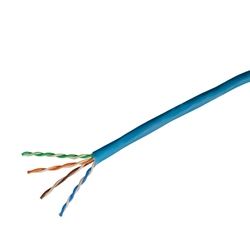 VGS6E™ CAT 6 U/UTP No-Spline Plenum Rated CMP Cable, 1000 FT Pull Box