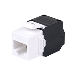 CAT6 RJ45 Keystone Jack, Toolless Type