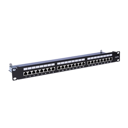 CAT6 Shielded 24-Port Patch Panel