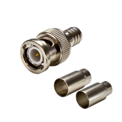 RG6/59 50 Ohm BNC Hex Crimp Connector Kit