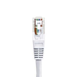 CAT5e U/UTP Booted Patch Cord, White